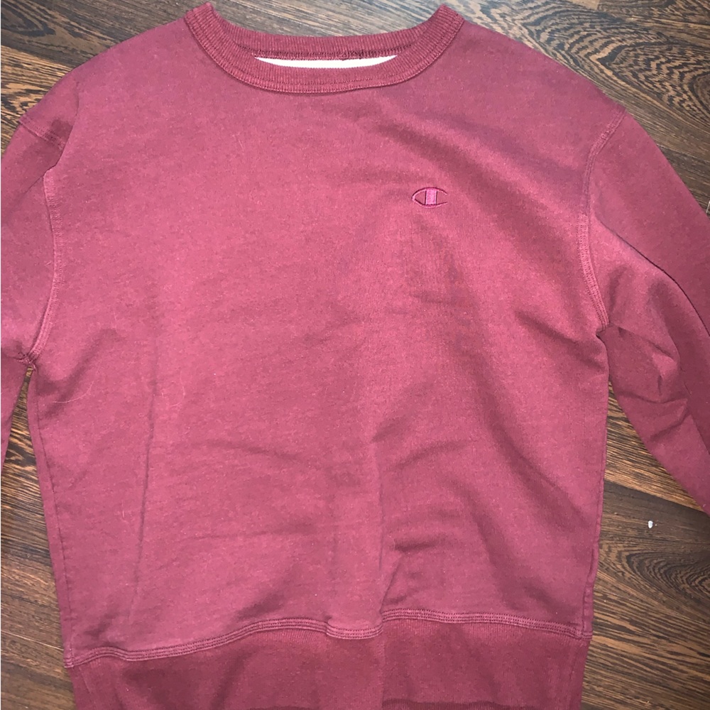 Burgundy Champion Crew neck Medium